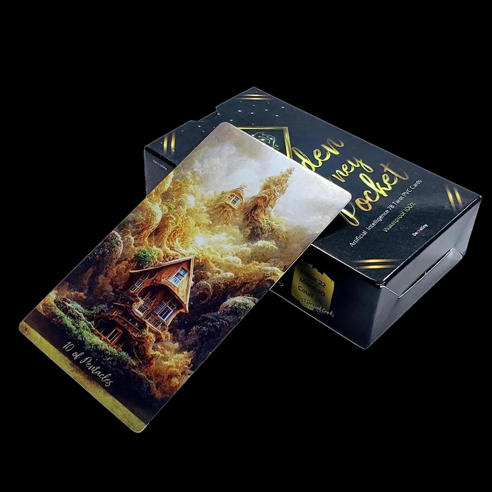 12x7 см террас Таро Golden Journey ever come Each card-это красочное произведение искусства с