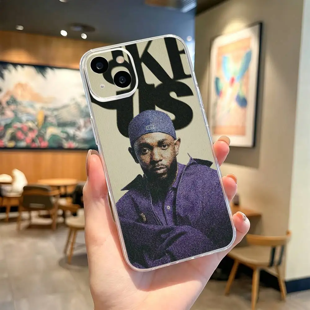 Фото Прозрачный противоударный чехол Raper Kdot K-Kendrick Lamar для iPhone 17, 16, 15, 14, 13, 12, 11 Plus, Pro Max №2