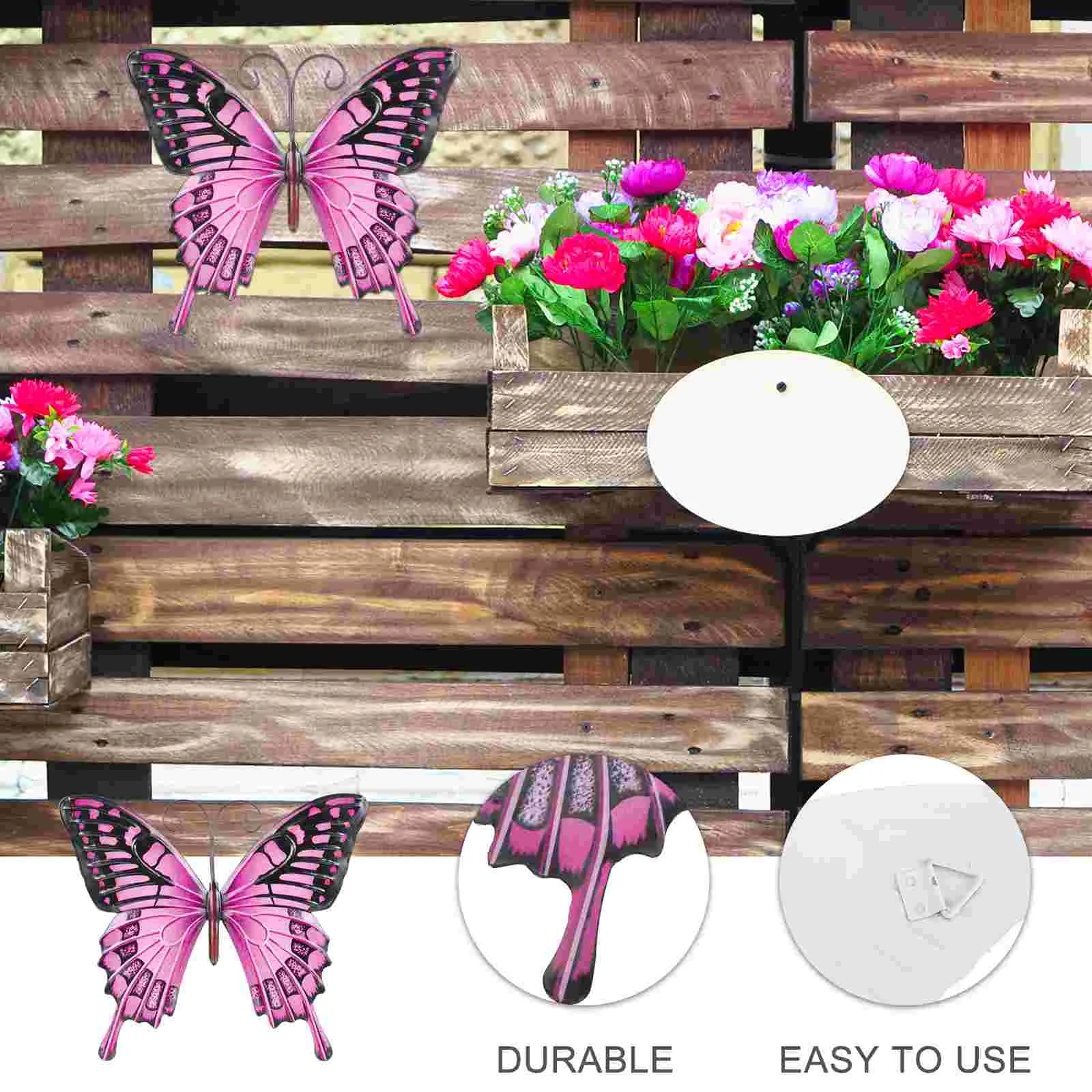 Настенные настольные украшения из кованого железа с бабочкой Para Salas Casa Light House