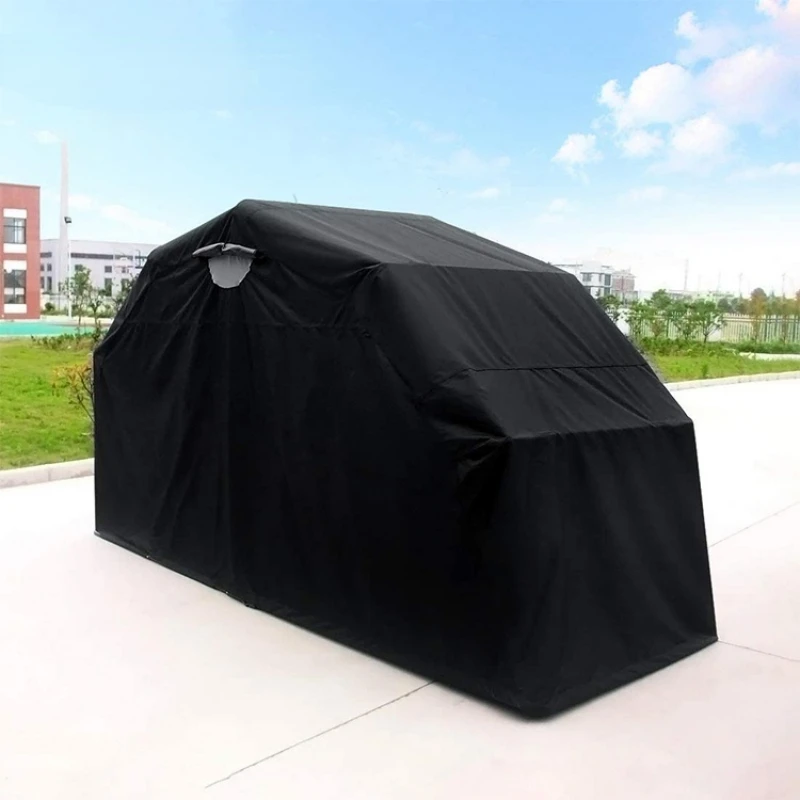 

Foldable Motorcycle Shelter Shed Metal Frame Canopy Garage Tent Folding Mobile Motorcycle Tent Portable Garage