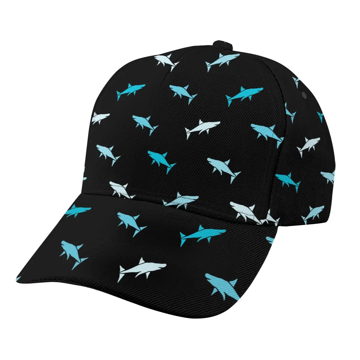 

Blue Shark Symbols Baseball Cap women men snapback caps Classic Style hat Casual Sport Outdoor cap