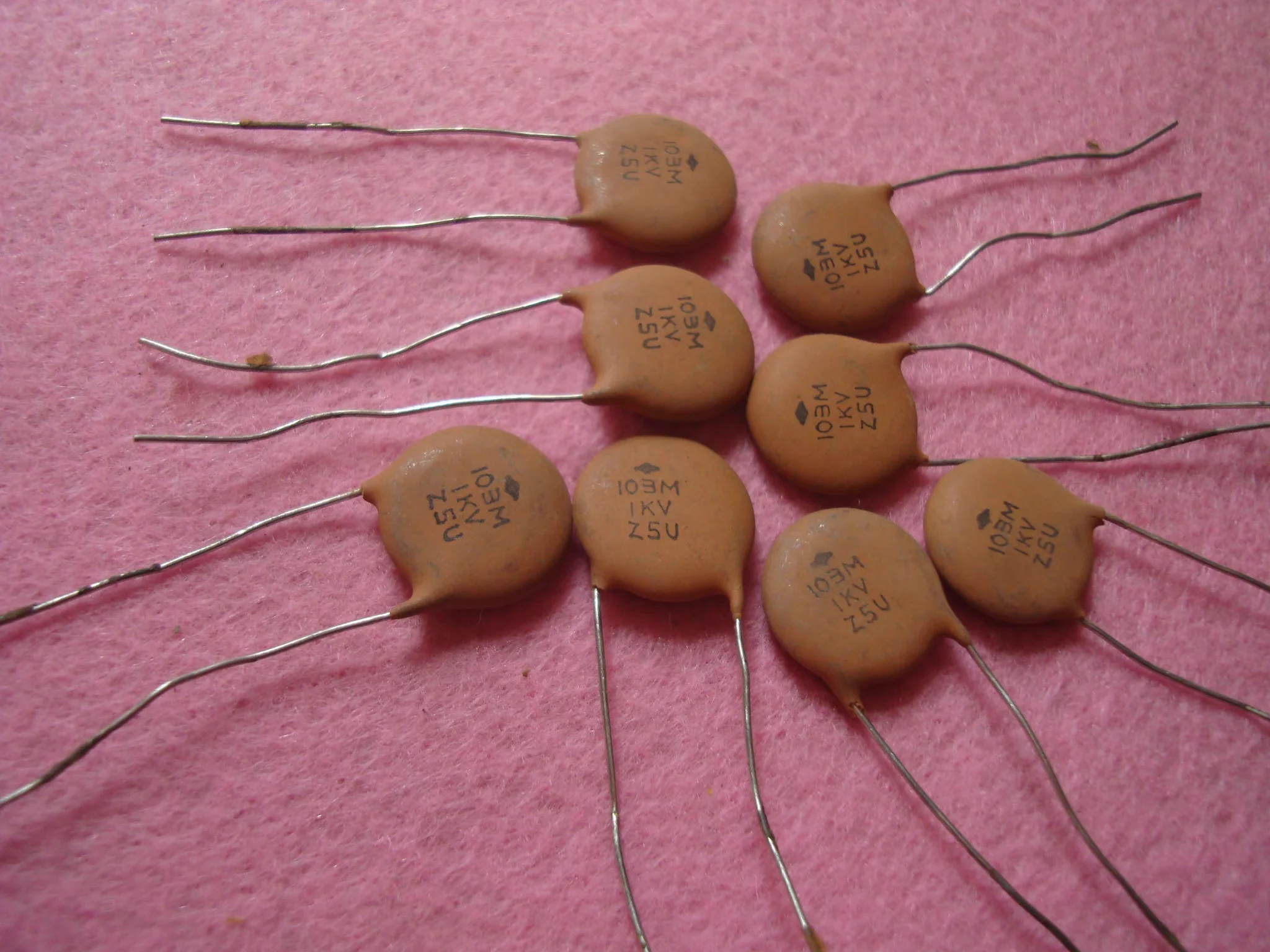 2 шт. 103M 1KV Z5U 0 01 мкФ 1000 В 3 мм*15 мм