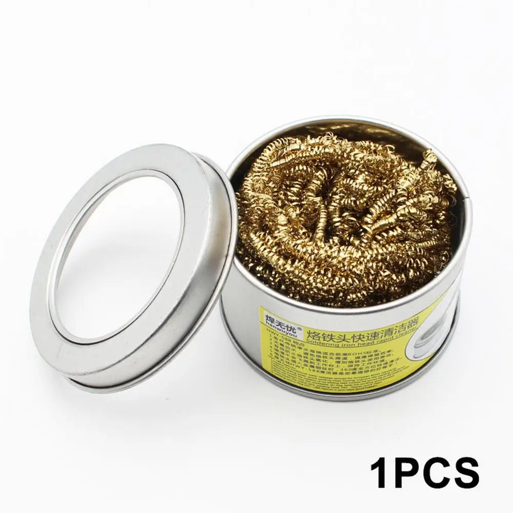 

Copper Wire Cleaning Ball 66mm Round For Soldering Cell Phone PC Repair Soldering Iron Head Cleaning Seat