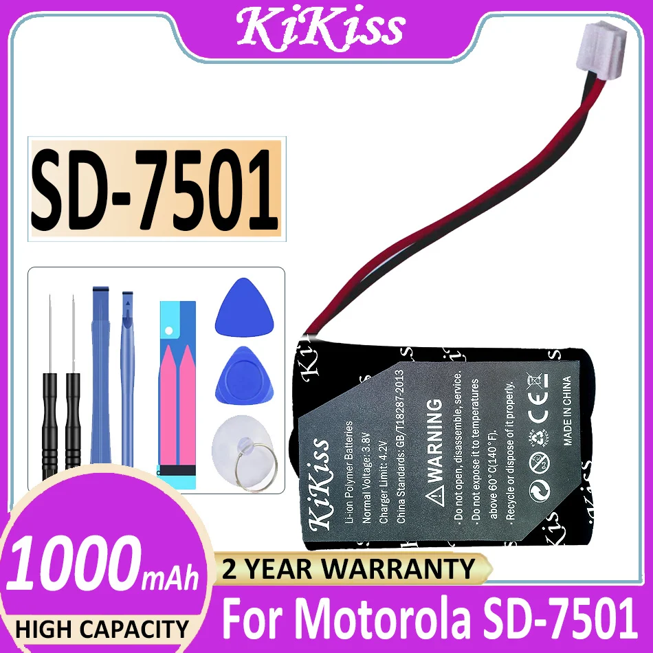 

Ni-MH 1000mAh Replacement Phone Battery for Motorola SD-7501 V-Tech 89-1323-00-00 AT & T Lucent 27910 Batteria + Free Tools