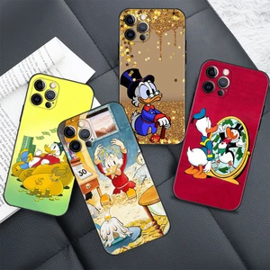 Phone Case For iPhone 14 11 13 12 Pro Max Mini XS Max XR X SE(2022) 7 8
6 6S Plus 5S Smartphone Coque Anime Dagobert Donald Duck