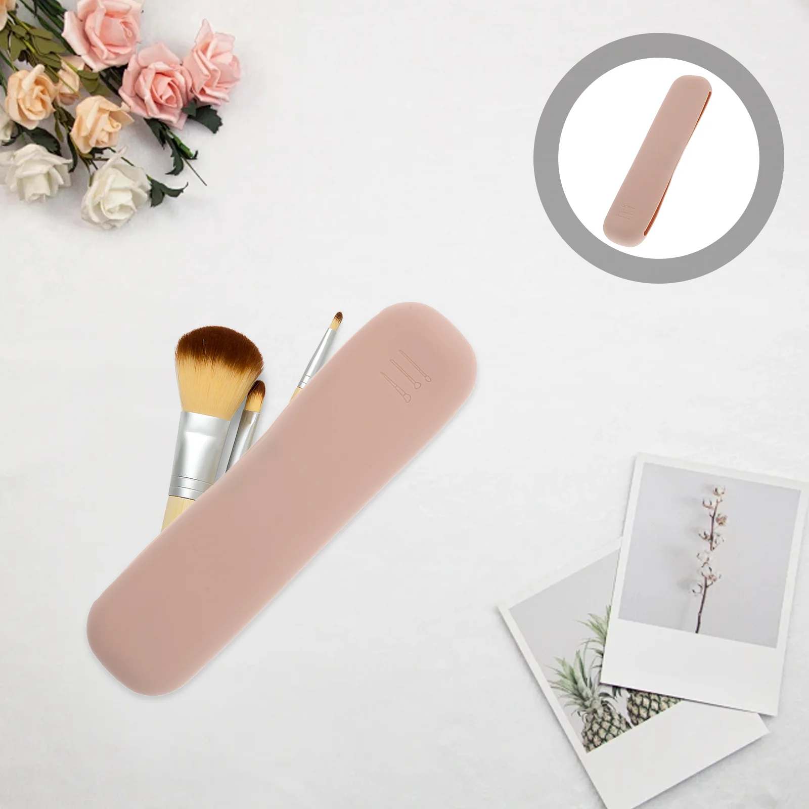 Сумка силиконовые чехлы для макияжа путешествий косметичка сумки туалетных