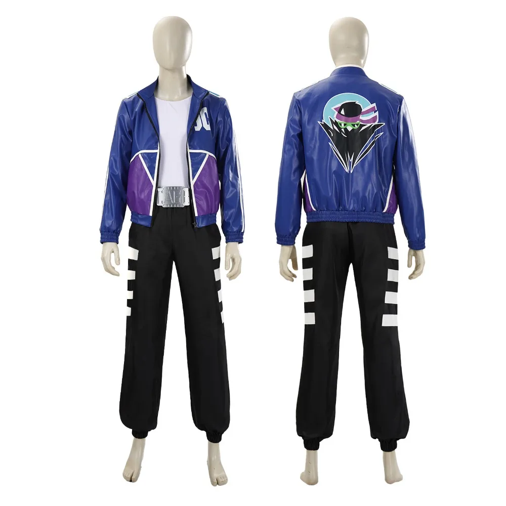 Фото Костюм для косплея Джонни Кейдж MK2 из игры Mortal Kombat: мужской пиджак, брюки, ремни, маскировочный костюм для карнавала, Хэллоуина, вечеринок и фэнтези-вечеринок №1
