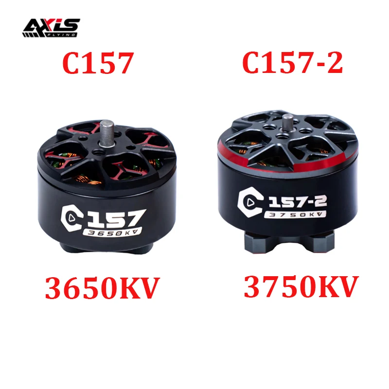Axisflying C157 1507 3650KV C157-2 3750KV Бесщеточный двигатель 4S Lipo для FPV AVATA Дрон Квадрокоптер 3 ~ 4