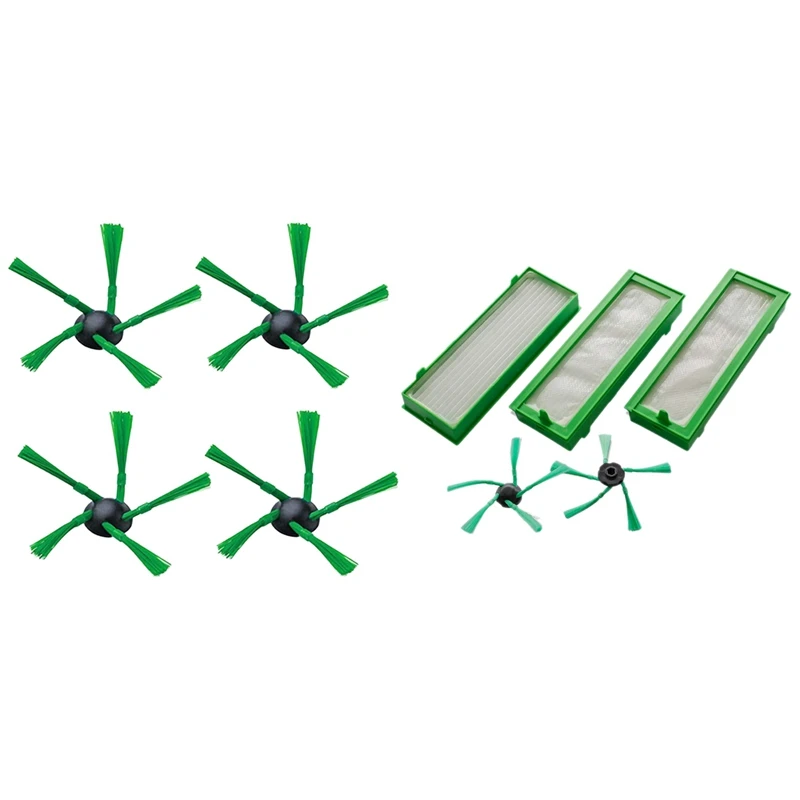 

1 Set Side Brushes For Vorwerk Kobold Vacuum Cleaner & 1 Set For VR300 Vacuum Robots HEPA Filters Side Brushes