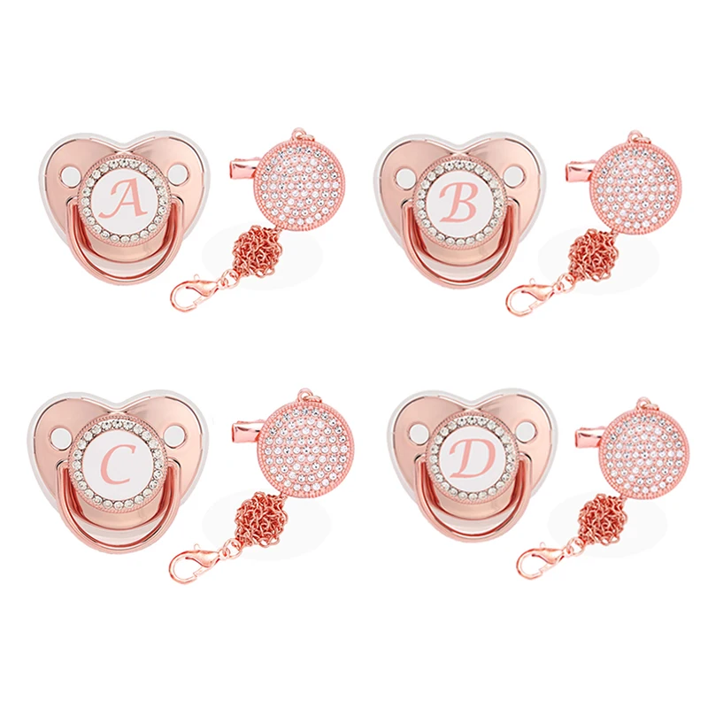 

Соска-пустышка для младенцев, розовое золото, без бисфенола