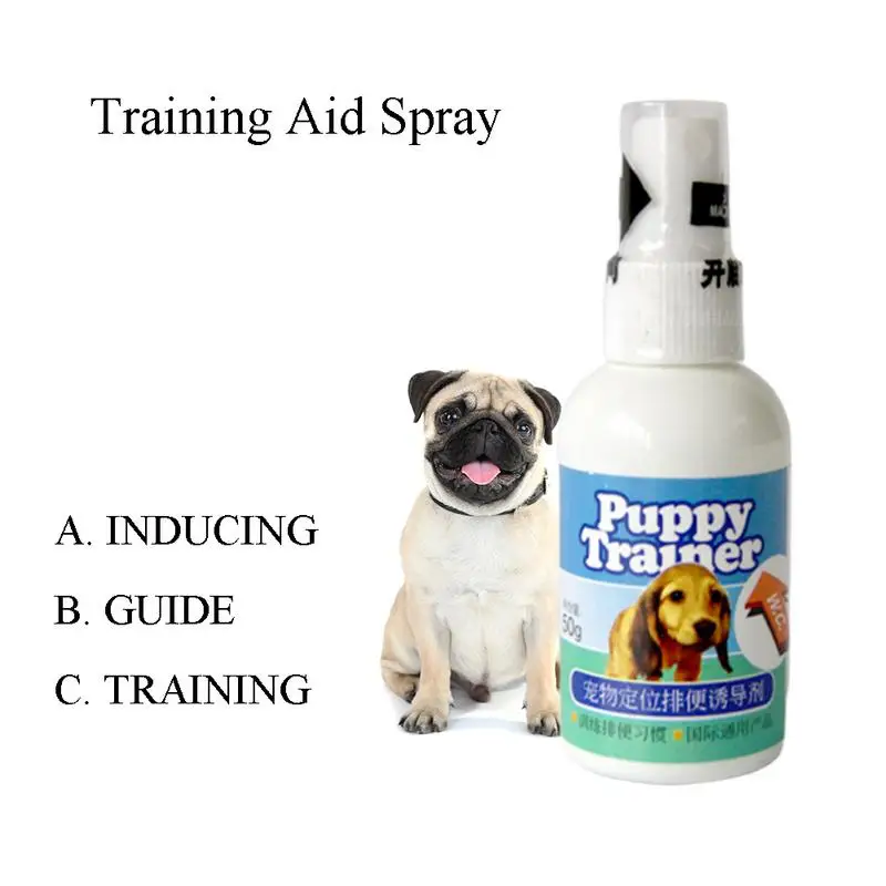 

50ML Dog Training Spray Pet Potty Aid Training Liquid Positioning Fluid Creative Training Spray For Dogs Puppy Cats