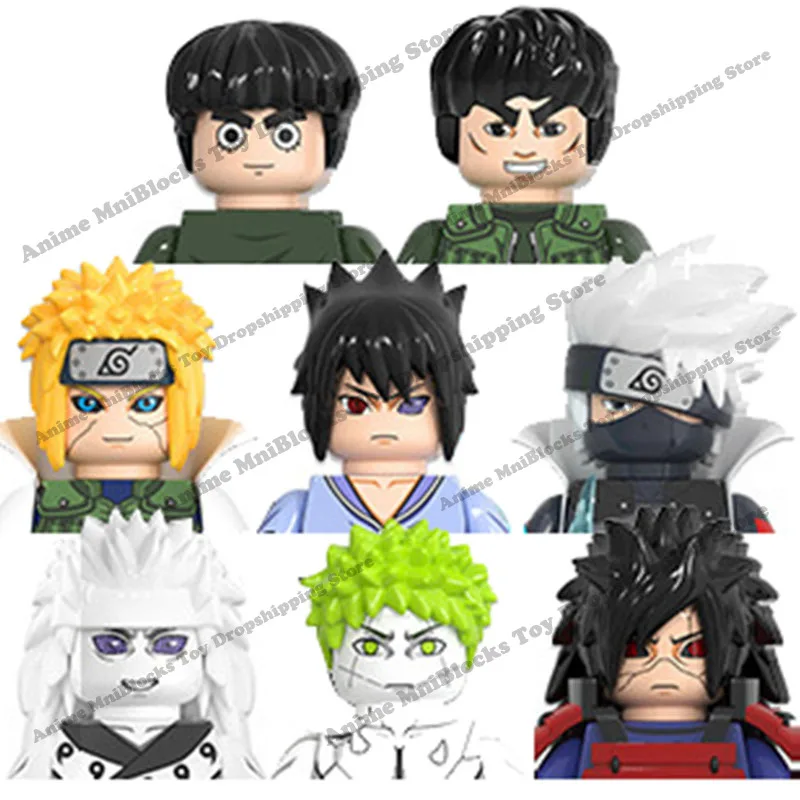 

WM6105 WM6106 WM6107 WM6108 WM6109 Anime sets Naruto mini action toy figures Sasuke Sakura Hinata Jiraiya Madara Itachi Akatsuki