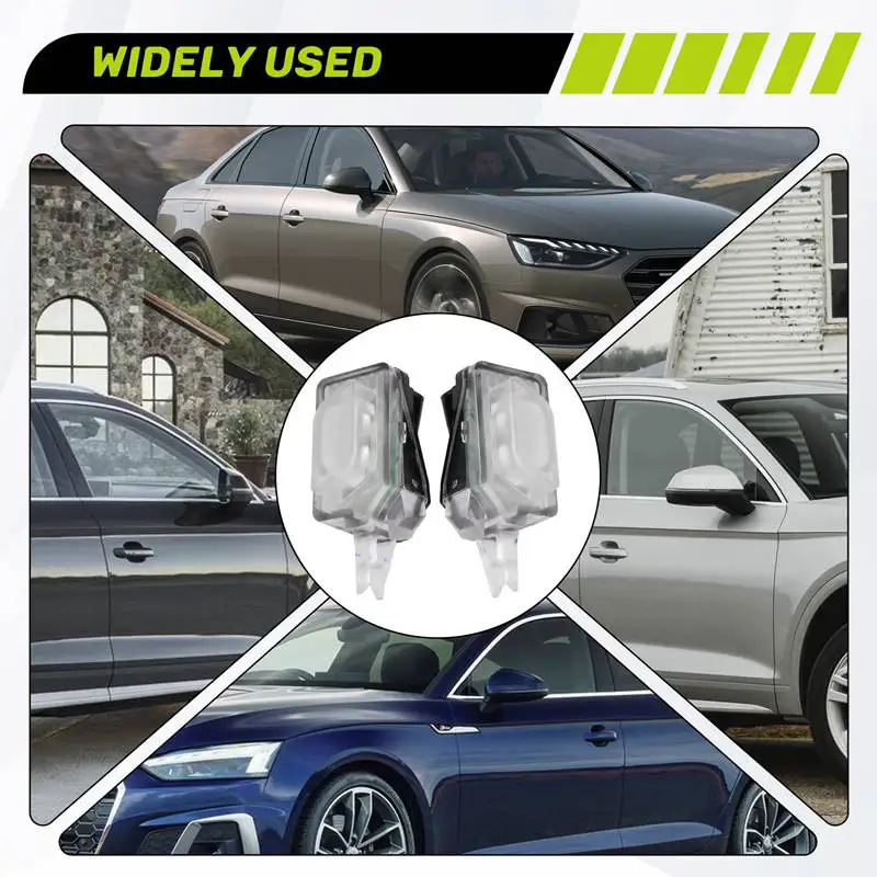 Car LH&ampRH Door Exterior Handle Warning LED Peripheral Light Welcome 8W0947133 8W0947134 For A4 B9 A5 Q5