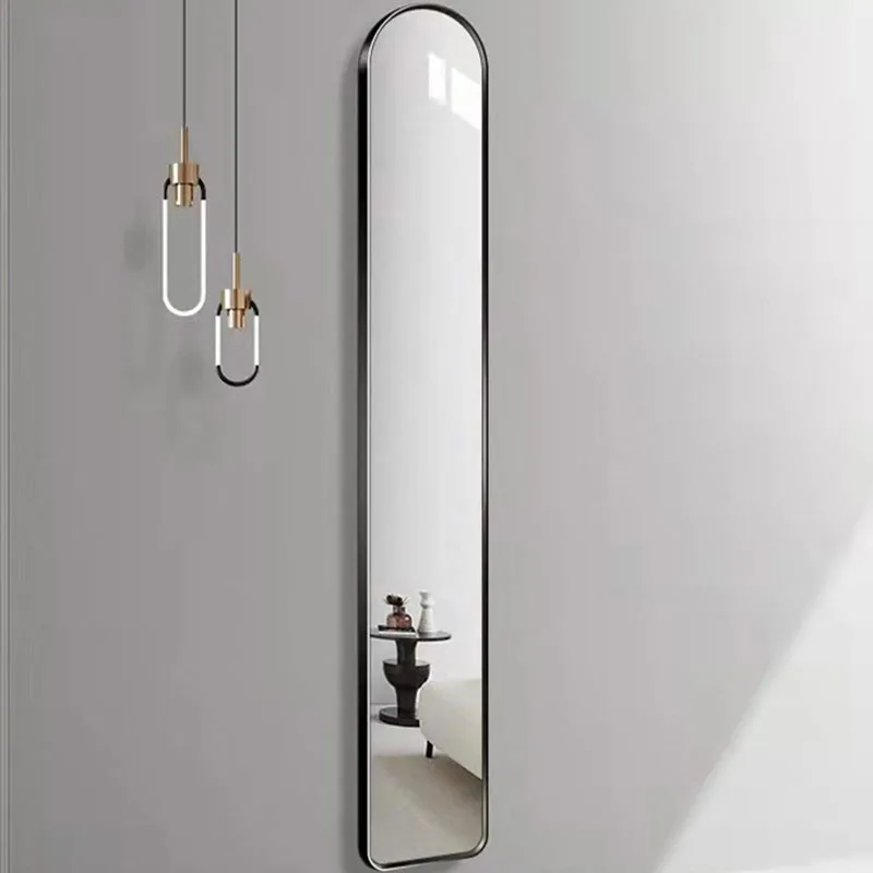 

Standing Long Makeup Full Height Wall Mirror Bathroom Shower Large Cosmetic Room Decor Mirror Floor Miroir Mural Vanity Mirror