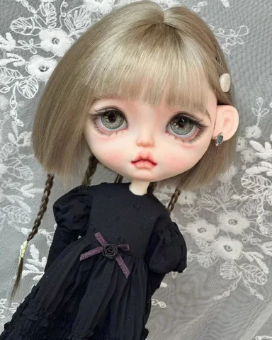 2024 1 шт. Цельное платье в готическом стиле Blythe 1/6, 30 см (подходит для Pullip, Ob22/24/26, Licca)