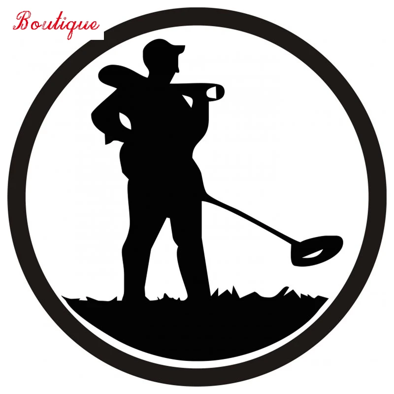 Ck2545 #19*19 см Охота за сокровищами, водонепроницаемая виниловая наклейка с царапинами, серебристая/черная искусственная Автомобильная наклейка из ПВХ