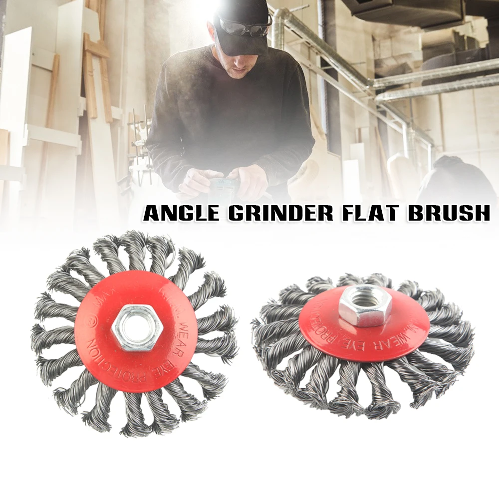 

Щетка со стальным вращающимся соединением, инструмент для удаления и полировки ржавчины, полировальные колеса, электроинструменты HKS99