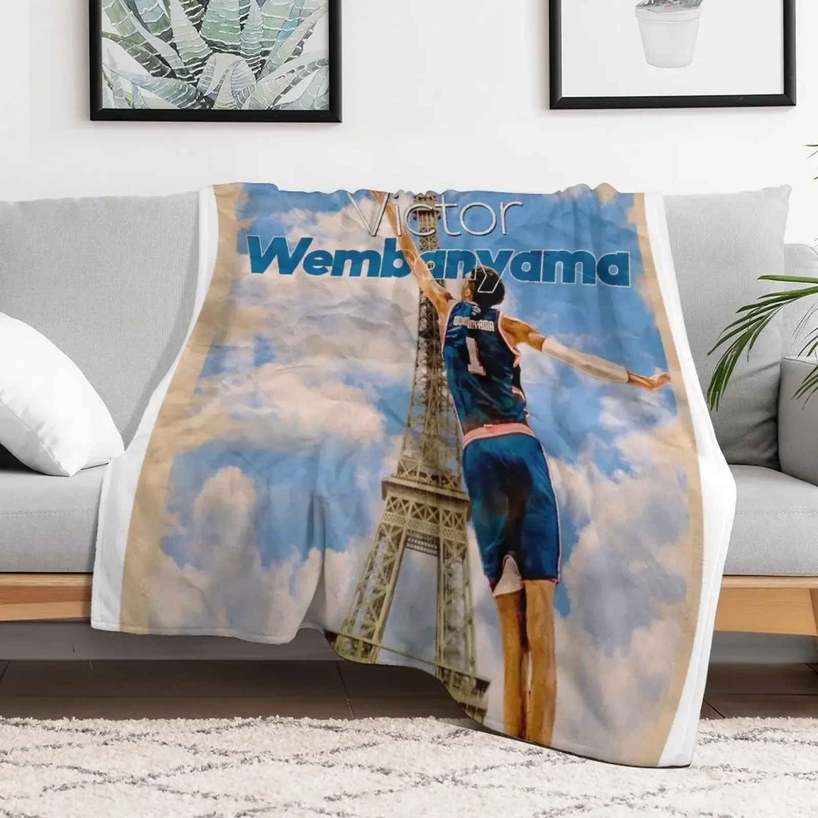 Плед Victor Wembanyama дорожные одеяла на заказ