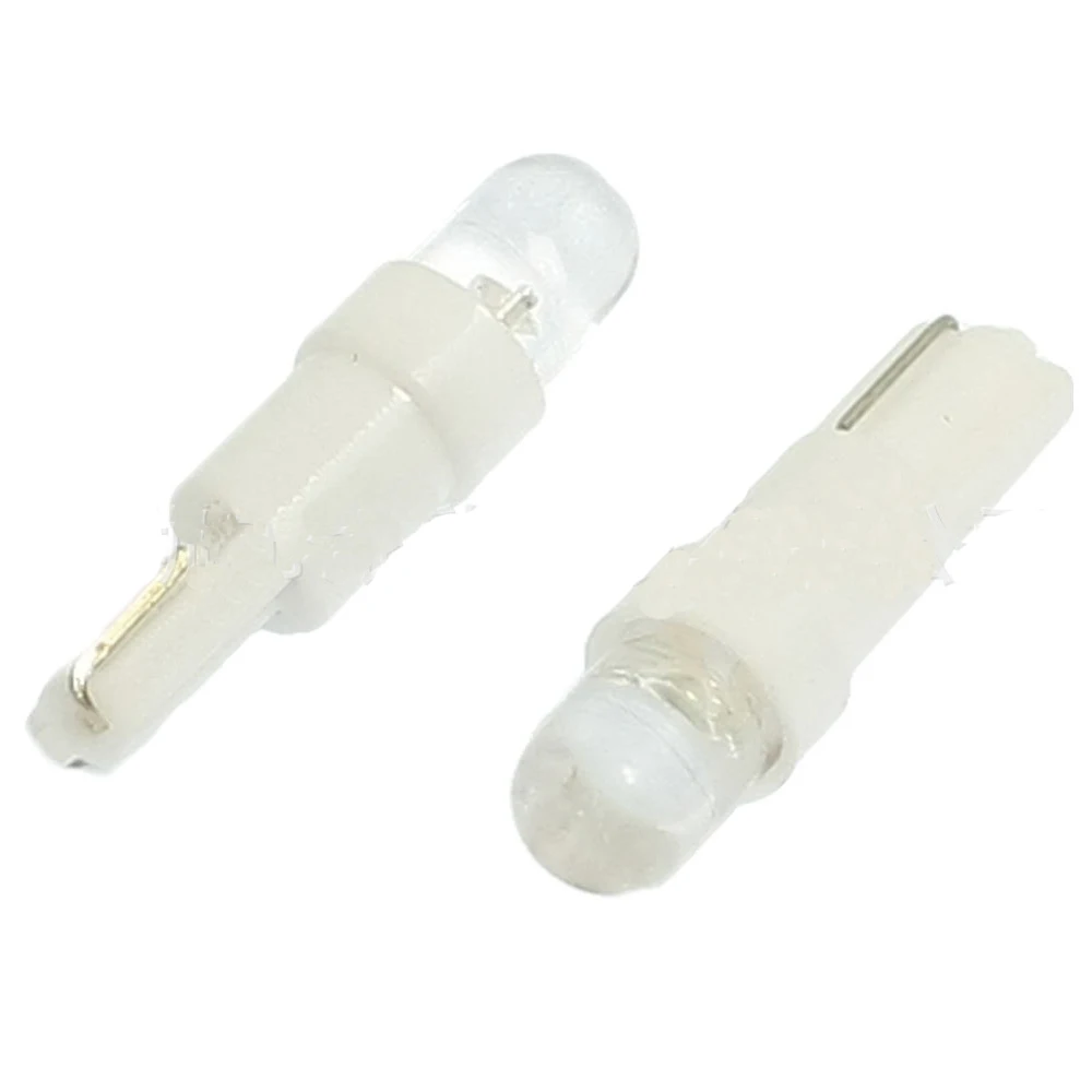 10 шт. T5 клиновидный W2 1 светодиод W5W фонарь Стайлинг автомобиля Приборная панель