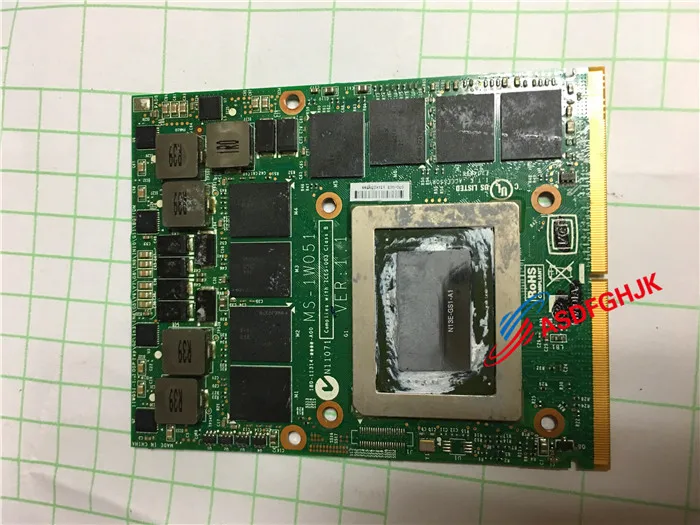 Оригинальная видеокарта для MSI GT70 MS-1762 GT60 MS-16F3 MS-1W051 GTX675M полностью протестирована