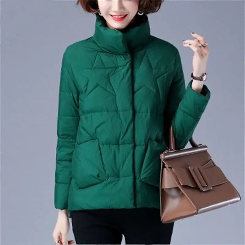 Women's Winter Coat Short Padded Jacket Parka Jacket Warmth Free Shipping Fashion Loose Wholesale Korean Slim Fit New