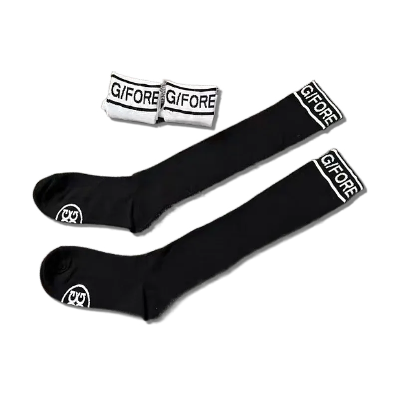 2023 women's golf socks outdoor sports combed cotton socks