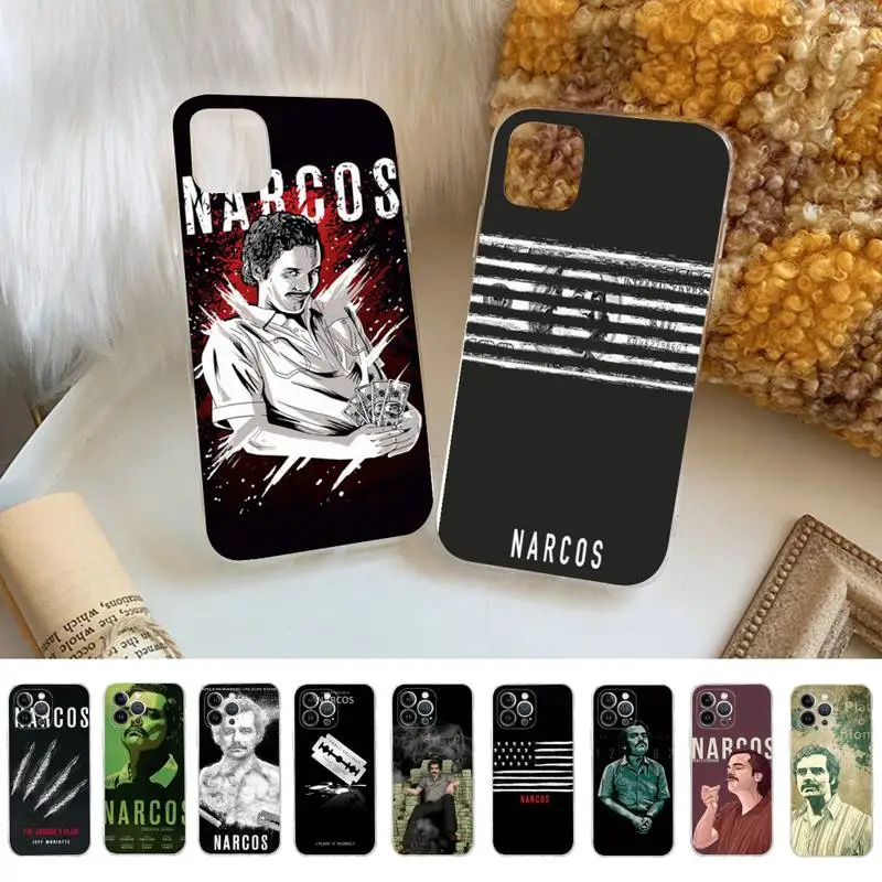 

Narcos TV Series Pablo Escobar Phone Case Silicone Soft for iphone 14 13 12 11 Pro Mini XS MAX 8 7 6 Plus X XS XR Cover