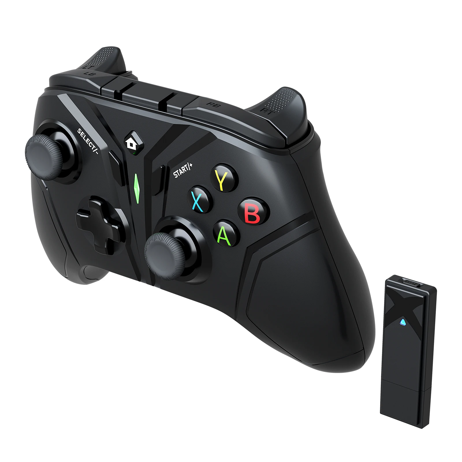 RH-068 Wireless Gamepad supports wireless connection and USB Dongle suitable for Switch Android IOS Windows(PC) PS3 |