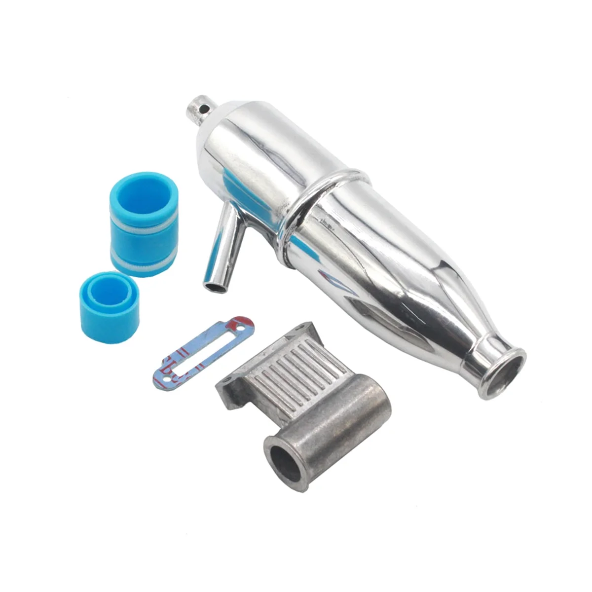 

Подходит для радиоуправляемой модели автомобиля BQ012 1/10, выхлопная труба с дистанционным управлением, полный комплект. Серебристый + синий