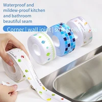 adhesive waterproof wall sticker for bathroom kitchen accessorie bath sealing strip tape caulk strip shower self sink edge tape