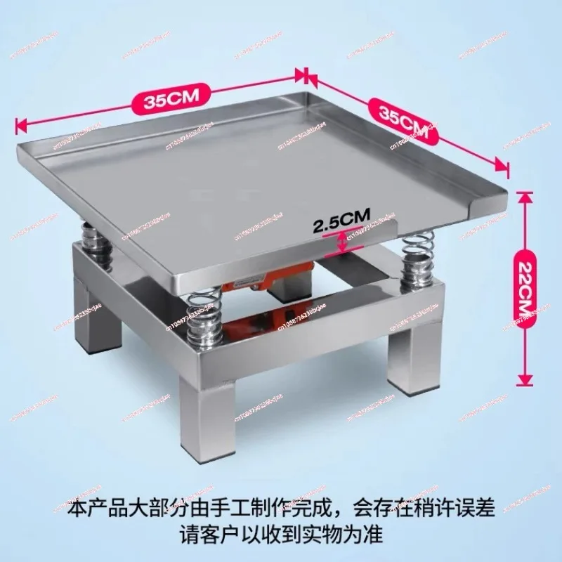 Мини-Вибрационный стол из нержавеющей стали 3000 об/мин