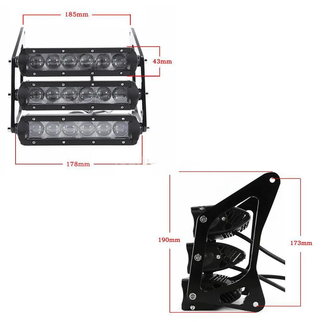 Алюминиевая СВЕТОДИОДНАЯ передняя вилка для мотоцикла Honda Grom 125 MSX125