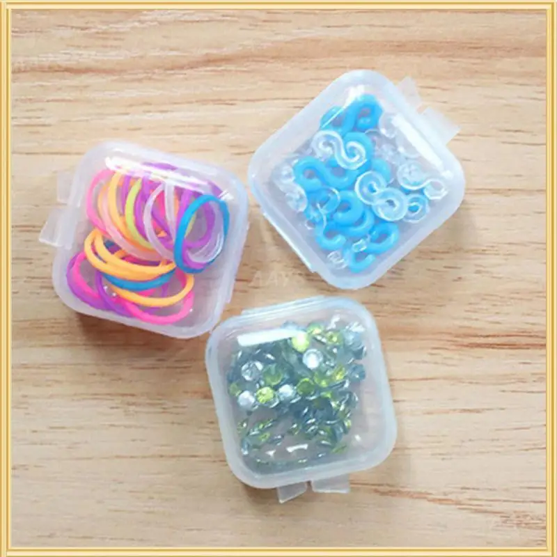 

Storage Container Strong Earrings Rings Organization Storage Rectangular Square Earrings Organizer Finishing Boxes Mini Plastic