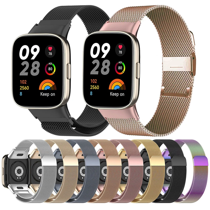 

Metal Strap for Redmi Watch 3 Smartwatch Magnetic loop Bracelet for Xiaomi redmi watch 3 Wristband redmi watch3 Watchband Correa