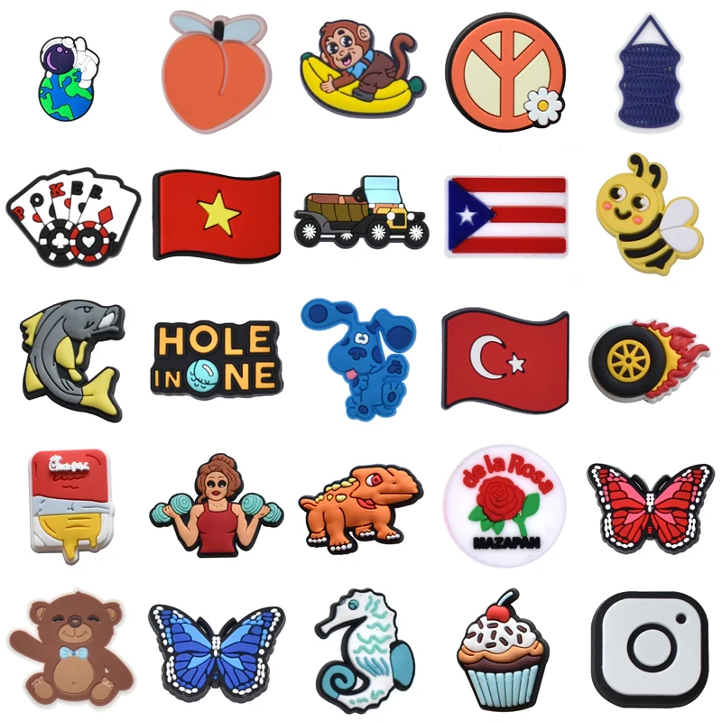 

Shoe Charms Shoes Accessories Girl Para Pins Wholesale Bulk Kids Boy Men Set Jeans Packs Decorations for Crocs Gifts Women Charm