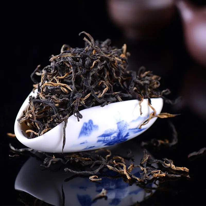 

Yunnan Feng qing Dian hong Sun красный маофэн аромат меда черный чай для чистого теплого желудка и Poria Cocos без заварочного чайника