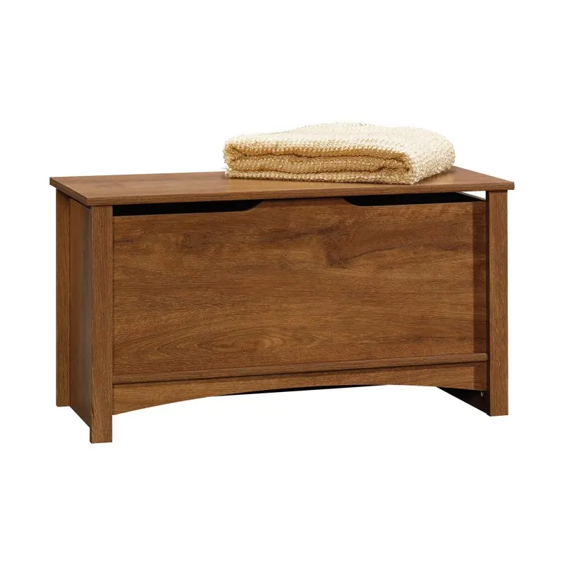 

Unique and Stylish Creek Wood Oiled Oak Finished Storage Chest - Versatile Usability and Traditional Design for Your Home Decor.