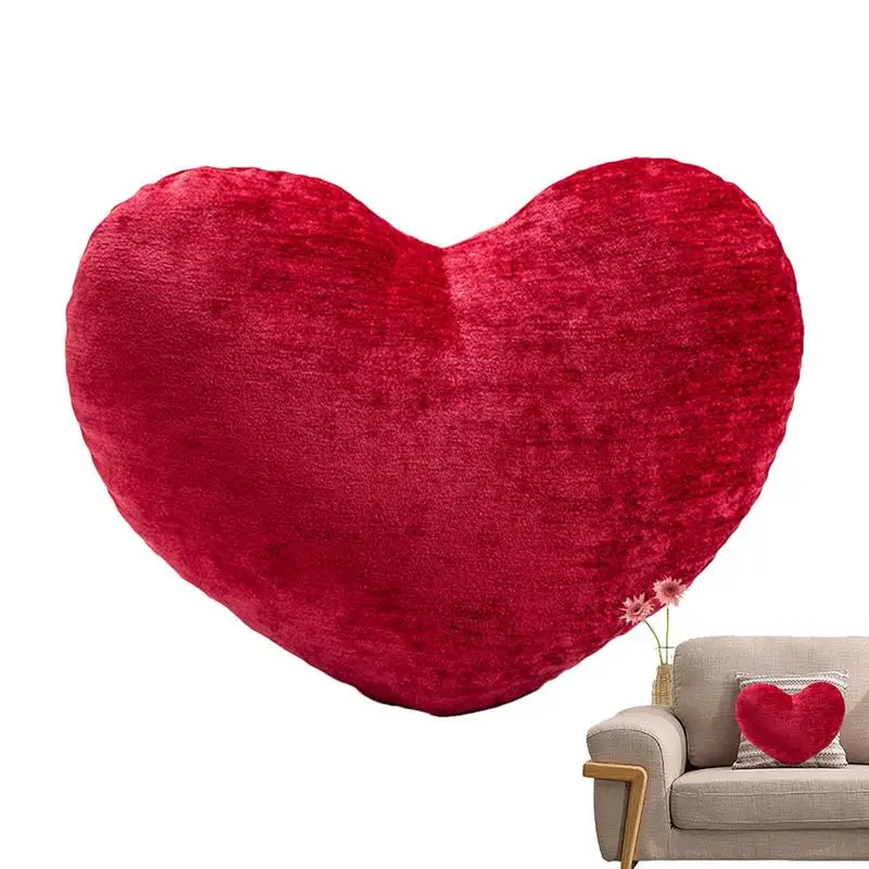 

Heart Pillow Cute Romantic Red Heart Shape Pillows Valentines Day Gift Pillow Valentines Day Decoration Supplies Home Decors