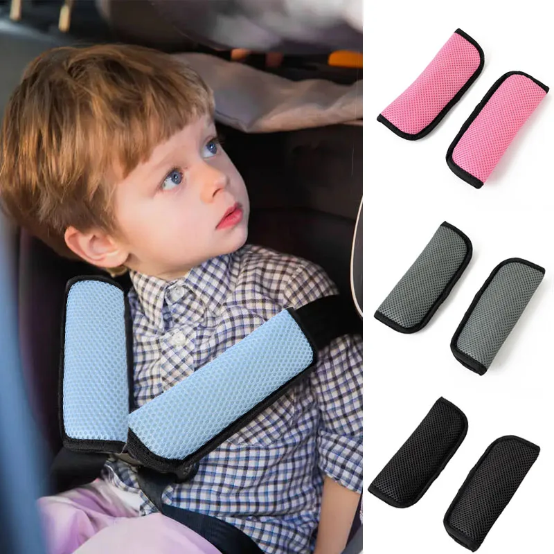 

1 Pair Baby Stroller Accessories Universal Infant Stroller Cushion Car Seat Vehicle Safety Shoulder Strap Cover Pad Strap Pad
