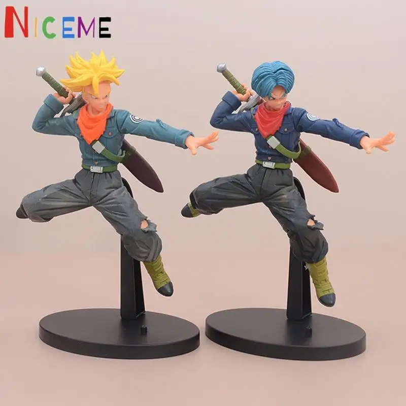 

Anime Blue Yellow Torankusu Figure Dragon Ball Super Warrior Future Battle PVC Action Collection Anime Model Toys Kids Gifts