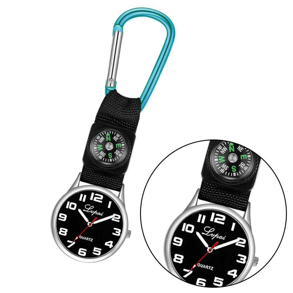 

Watch Nurse Fashion Clip Mountaineering Dual Leaves Minimalist Backpacker Simple Formcute Use Pocket Portable Retractable