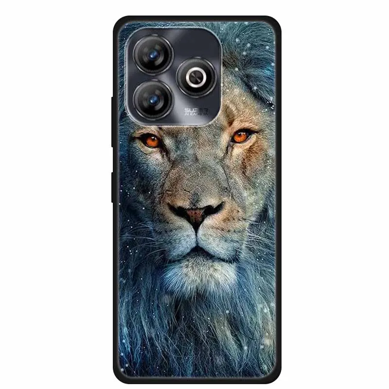 Для ZTE BLADE A75 4G Чехол Животные Мягкие силиконовые чехлы для телефонов из ТПУ Задняя