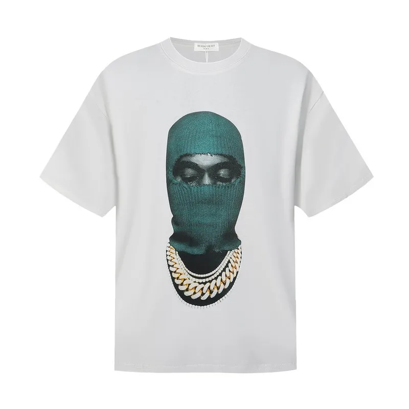 Американская модная уличная популярная футболка IH NOM UH NIT с круглым вырезом и