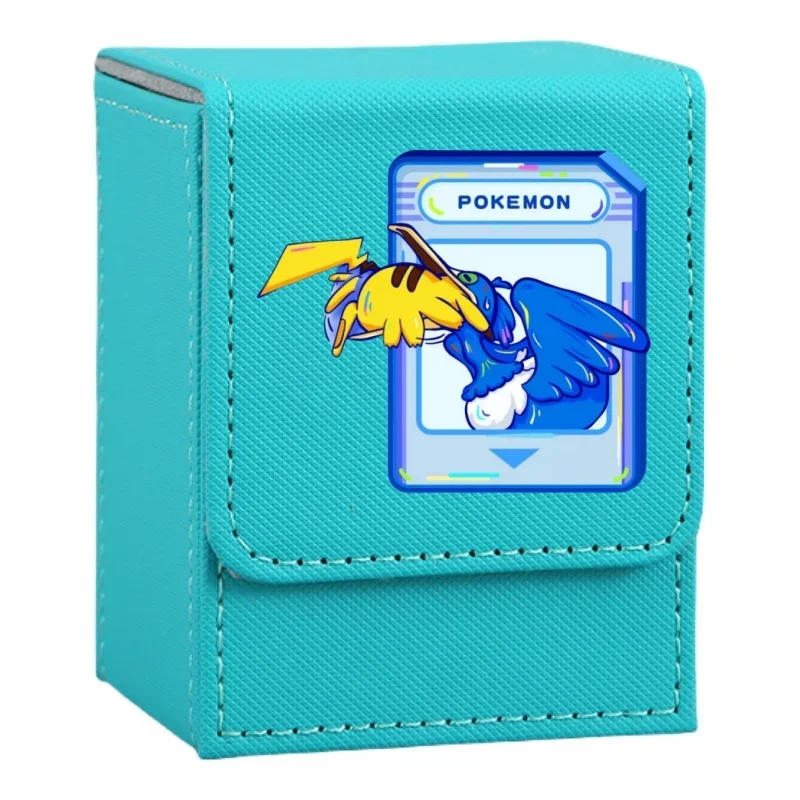 Чехол для карт Pokemon Charizard Gengar Squirtle Psyduck Bulbasaur Metagross Diy Кожаные фигурки игрушек Аниме Коллекция игр Коробка (art.: 3920ccee5477c) - 3920ccee5477c