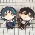 Аниме Genshin ударная плюшевая кукла игрушка 20 см zhongli xiao HuTao Paimon игра симпатичная мягкая набивная Подушка подарок для детей