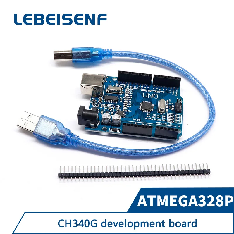 

Плата управления UNO R3 (CH340G) MEGA328P для Arduino UNO R3