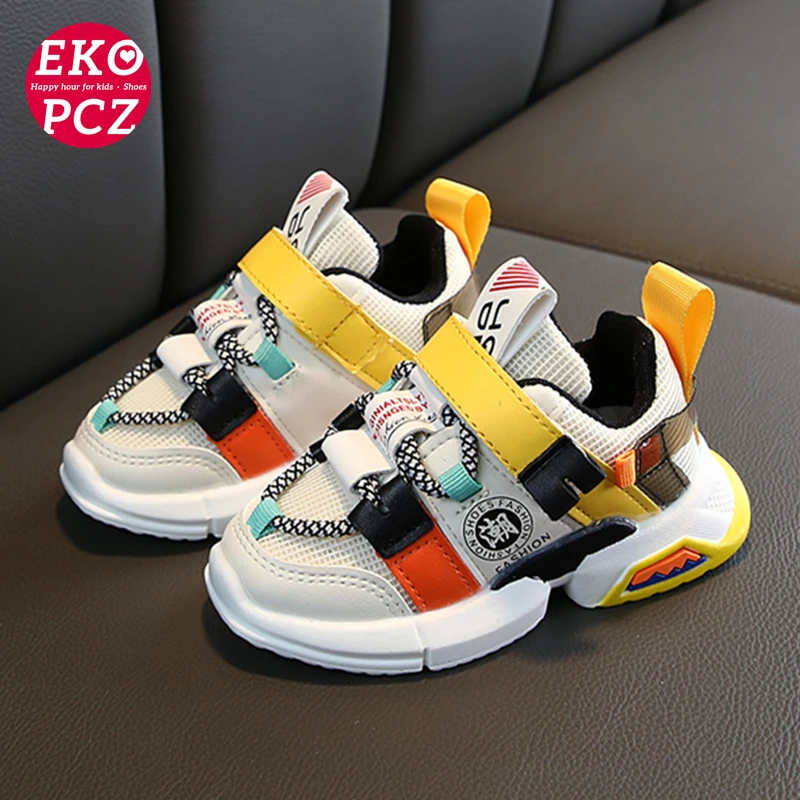 

EKOPCZ Children's Shoes Casual Sports Kids Shoes Baby Boys Girls Sneakers Spring Autumn Breathable Running Trainers Size 21-30