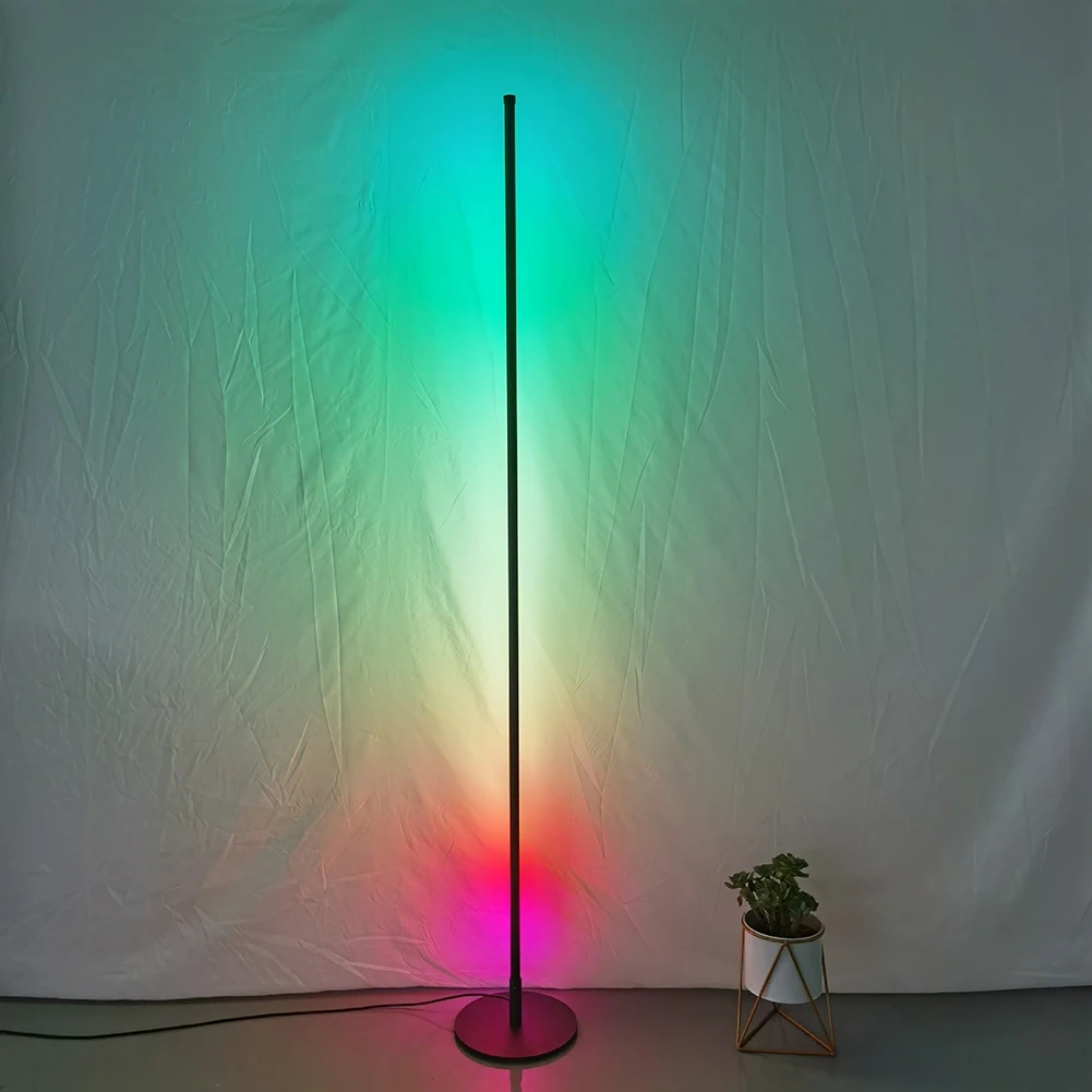 

RGB светодиодная угловая лампа, ночник с несколькими режимами, для клуба, дома, спальни, Декор, стоячий светильник, принадлежности для украшен...