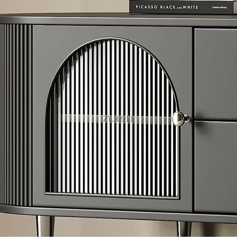 *Черный дисплей современные подставки для телевизора шкаф из массива дерева