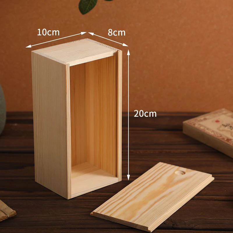 

Бамбуковая коробка, креативный настольный органайзер, деревянная коробка для хранения, чехол для покера, держатель для хранения печенья, подарочные украшения для стола